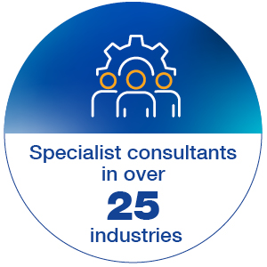 Specialist consultants in over 25 industries