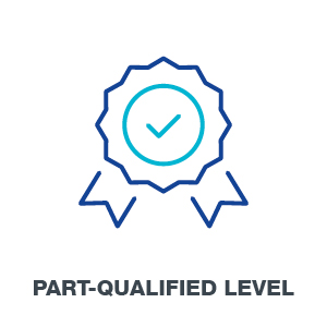 Part Qualified Level Icon